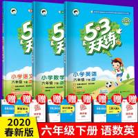 正版2020春新版53天天练小学5+3五三5.3六年级下册总复习训练试卷全套6年级数学语文英语书人教版小升初配套练习