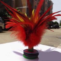 大花毽子鸡鹅毛比赛毽子耐踢毽球键子牛筋底成人儿童健身鸡毛毽子