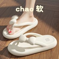 人字拖女士凉鞋时尚防滑沙滩夹脚ins风海边厚底凉拖鞋女夏季外穿威珺