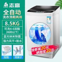 [洗鞋机]8.5公斤洗脱一体+蓝光 洗衣机全自动小型波轮家用大容量甩干带热烘干全自动洗鞋机