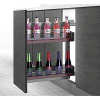 品牌直营> 厨房侧装多层高深拉篮橱柜调味篮抽屉式窄柜小拉篮阻尼缓冲轨道安心抵