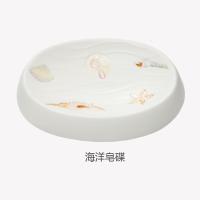 品牌直营>陶瓷卫浴洗漱五件套装欧式创意轻奢浴室用品简约牙刷架漱口杯套件安心抵