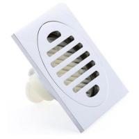 超薄移位地漏铜防臭通用40/50管镀铬淋浴房安心抵