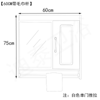 浴室镜柜隐藏式风水镜柜挂墙式卫生间防水实木壁挂卫浴镜子置物架镜面柜安心抵