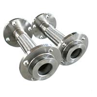 304不锈钢法兰金属软管 高温高压波纹管 软连接 100 125 150 200安心抵