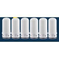 水龙头净水器滤芯通用厨房家用自来水过滤器滤水器陶瓷过滤芯直饮 6支滤芯安心抵