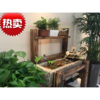 石老石仿古鱼缸室内流水摆件青石石头鱼盆养鱼池庭院户外水安心抵