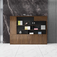 总裁柜老板柜办公家具文件柜收纳大空间落地资料档案储物柜安心抵