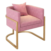 铁艺北欧工作室洽谈沙发服装店休息区院会客区小沙发简约现代 单人座 组合安心抵