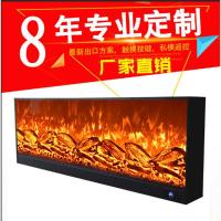 定制电子壁炉芯嵌入式美式壁炉仿真火焰欧式壁炉装饰柜取暖器家用安心抵
