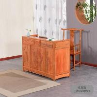 实木陈列柜台首饰茶叶柜台新中式珠宝玉器展柜珠宝展示柜玻璃展柜安心抵