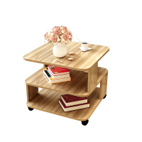边几现代简约沙发客厅移动阳台小茶几迷你北欧茶几玻璃床头柜安心抵