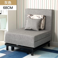 客厅折叠沙发床简约现代布艺懒人沙发简易多功能小户型折叠床 玫瑰红100CM 一床多用 舒安心抵