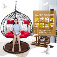吊椅室内吊篮藤椅阳台椅子秋千吊床粗藤吊蓝露台摇椅鸟巢房间懒人休闲户外篮宿舍成人单人双人安心抵