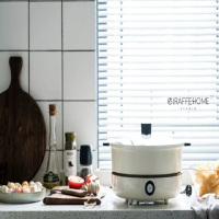 九阳(Joyoung)鸳鸯电火锅大容量大功率家用多功能分体式锅鸳鸯电煮锅2-5人 C21-HG3[4.5L IH电磁加热