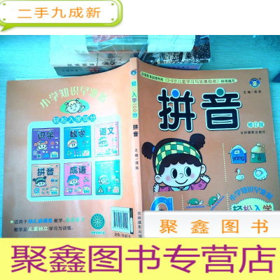 正 九成新幼小衔接拼音教材 轻松入学100分学前班拼音