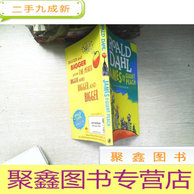 正 九成新Roald Dahl JAMES AND THE GIANT PEACH 罗尔德·达尔 英文原版儿童读物 7