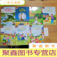 正 九成新培生儿童英语分级阅读 第七级 : 曼巴和鳄鱼鸟、特维格和月亮、拔河比赛、神秘的板球拍、邦斯来我家、隔壁的邻居