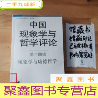 正 九成新现象学与康德哲学:中国现象学与哲学评论第十四辑