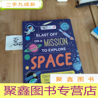 正 九成新BLAST OFF ON A MISSION TO EXPLORE SPACE