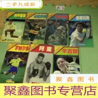 正 九成新体育明星系列:罗纳尔多、维伦纽夫、桑普拉斯、马拉多纳、阿里、利平斯基、辛吉斯(共7本合售)
