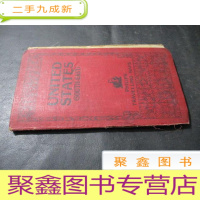 正 九成新UNITED STATES SOUTH EAST 美国东南部 布面底纸质图