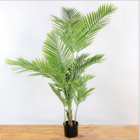 盆景凤尾葵仿真植物凤尾葵散尾葵直销欧式家居办公室装饰绿植批发