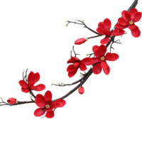 高档仿真玉兰花批发 玉兰仿真花 假花 婚庆家居摄影装饰 仿真植物