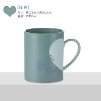 简约洗漱口杯家用刷牙杯子创意可爱卫生间浴室牙缸一对情侣牙刷杯 绿色