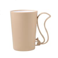 轻奢简约洗漱杯家用学生刷牙杯创意可爱北欧漱口杯情侣一对牙刷杯 [外咖内白]一只装