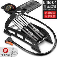 脚踩打气筒电瓶车自行车家用打气泵电动车汽车高压气筒脚踏充气泵 升级加粗