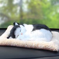 网红漂亮内饰宠物狗摆设轿车小狗狗车内饰品摆件男士车用汽车挂。 H[纳米矿晶活性炭包]大号-黑白猫咪-买