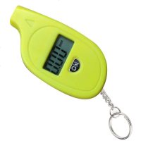 汽车高精度胎压表监测器胎压监测仪外置车用数显电子式轮胎气压表 活动款★[黄色]LED数显/无夜灯