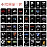 汽车载烟灰缸抖音同款个性带盖创意金属多功能灯内饰用品大全 44款车标 备注车型