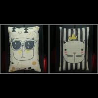 竹炭包汽车用除甲醛活性炭包新车除异味用品车内除味车载去味碳包 [眼镜狗+皇冠猫挂式][600g/2大包