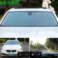 汽车贴膜 汽车隔热前挡膜 隔热膜 前挡风玻璃贴膜 前档太阳膜 天蓝色前档75*152