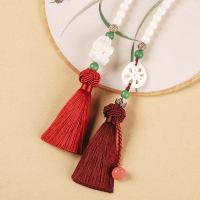 汽车挂件菩提车饰品车内车载 符后视镜 挂饰车用吊饰摆件 [佛手]红色豪华款