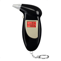 吹气式测酒器酒精测试酒驾高精度酒精测量检测仪查测酒驾专用仪器 单个测酒仪（不送电池