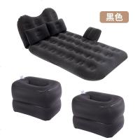 车载充气床垫后排轿车汽车内儿童睡觉旅行床睡垫后座睡觉神器 [升级款带护头挡+侧挡]★漏气包换★-黑
