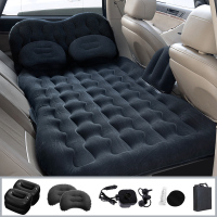 车载充气床汽车睡觉床垫小轿车后排气垫床中后座自驾游旅行床 T1:[户头挡+儿童挡]黑色