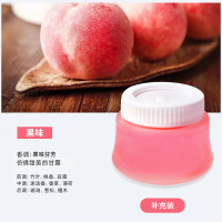 车载香熏汽车香水持久淡香车内装饰用品大全摆件车用香氛固体香膏 塑料密封盖[果香香型]1瓶补充装