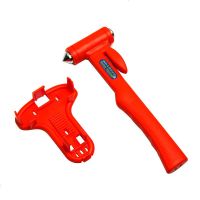 汽车安全锤车用多功能逃生锤车载破窗器神器玻璃锤消防锤车内应急 二合一款 红色