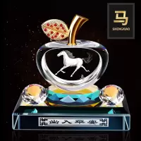 汽车香水摆件车载十二生肖牛创意个性车内装饰品男女车饰用品大全 店长推荐升级新款生肖苹果[马]送2瓶香水