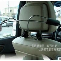 升级不伸缩汽车衣架不锈钢多功能车载挂衣架车用衣服架车内西装架