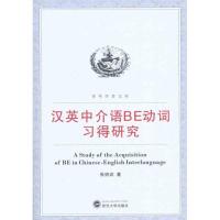 汉英中介语BE动词习得研究9787307081499武汉大学出版社张妍岩