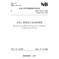 NB/T35113-2018水电工程钻孔压水试验规程155170416中国水利水电出版社**能源局