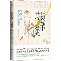 在裂缝中寻找微光 文化大师的风骨与温度9787550036215百花洲文艺出版社牛皮明明