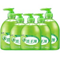 芦荟抑菌洗手液500g儿童成人通用保湿家用正品清香型消毒 5瓶装500g*5