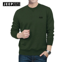 吉普JEEP官方旗舰正品春秋男装旗舰卫衣中年男士纯棉圆领休闲长袖T恤JEEP SPIRIT