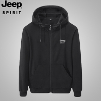吉普JEEP官方旗舰正品春季卫衣男连帽青年潮流运动休闲开衫宽松上衣外套JEEP SPIRITJEEP SPIRIT